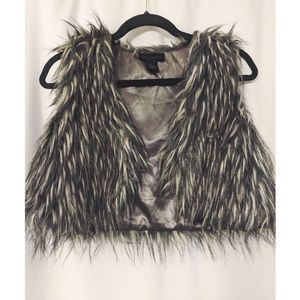 Steve Madden Fur Vest/ S
